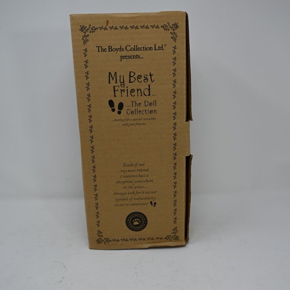 Boyds My Best Friend Joni Doll 2000 LE 231/4000 New w/ Bears & Stand No Orig Box
